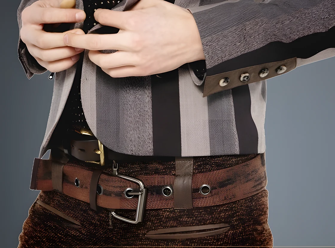 Italtech hand-finished leather belt